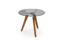 میز-ناهارخوری-صفحه-شیشه-ای-دایره-های-نست-تیپ-2702-42 -  - https://mohitara.com