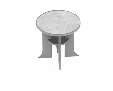 میز-عسلی-دایره-رز-تیپ-4013-44 -  - https://mohitara.com